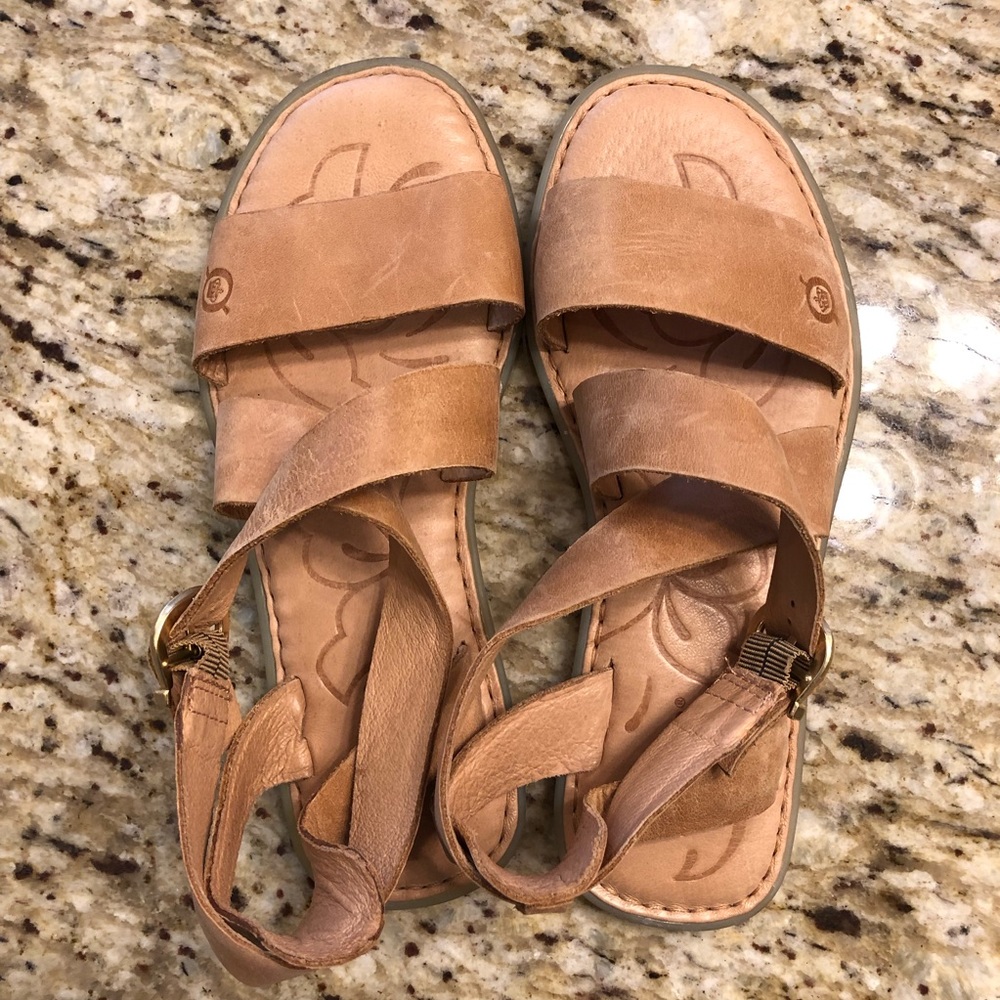 Born Neil Leather Sandal Brown
